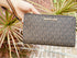 Michael Kors Jet Set Double Zip Wristlet Phone Wallet Brown 2019 Michael Kors Wallets